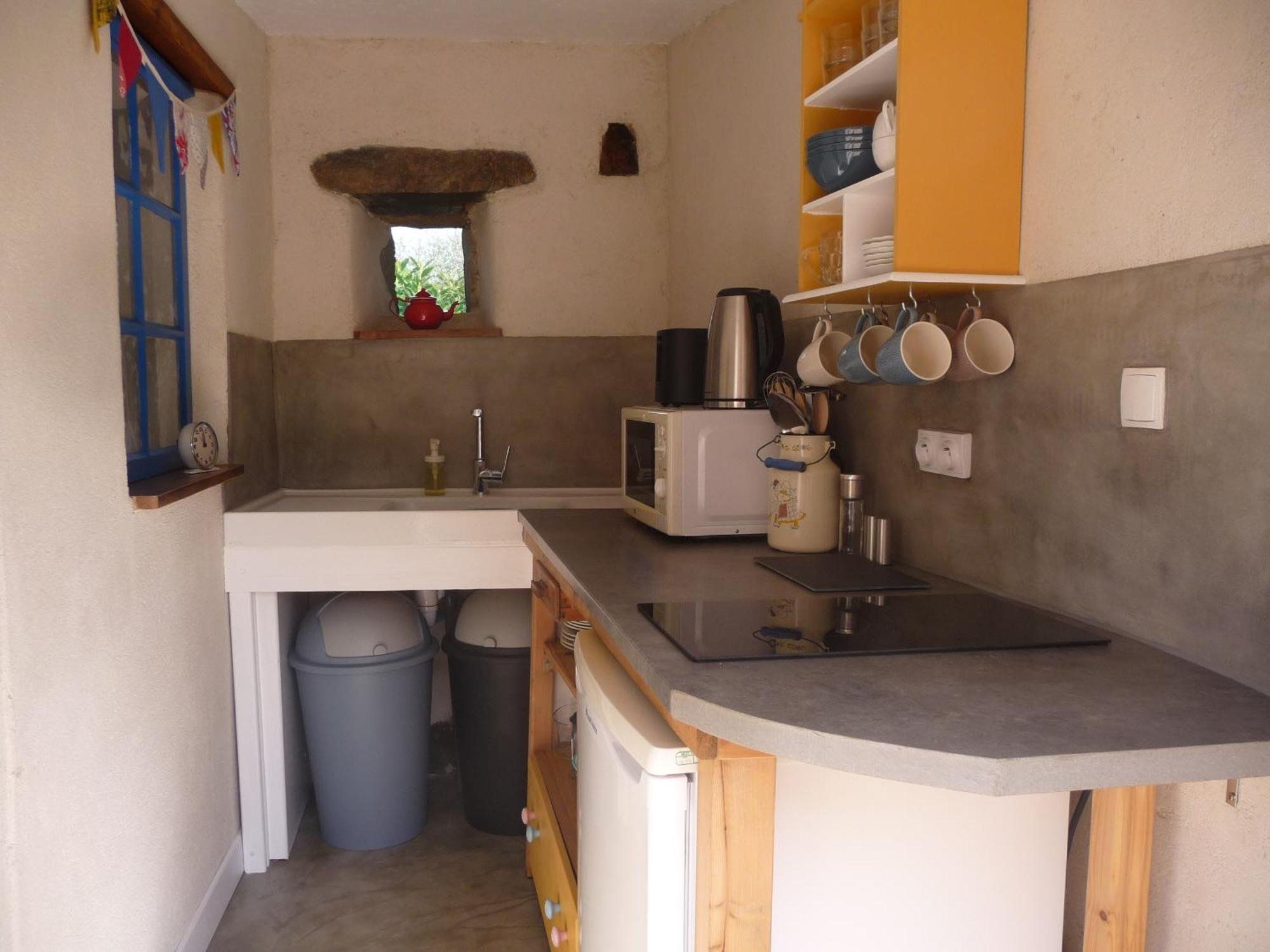 Bretagne Chambre D'Hotes Suite 53M2 Et Caravane Vintage Avec Cuisine Et Salle De Bains Privees Brittany B&B 53M2 Suite And Vintage Caravan Glamping With Private Kitchen And Bathroom Pleumeur-Gautier エクステリア 写真